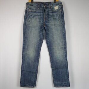J. Crew 770 Kaihara Japanese Blue Denim Jeans New w/ Tags, Size 33 in x 32 in
